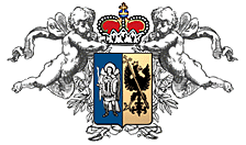 Герб князей Барятинских в орнаменте